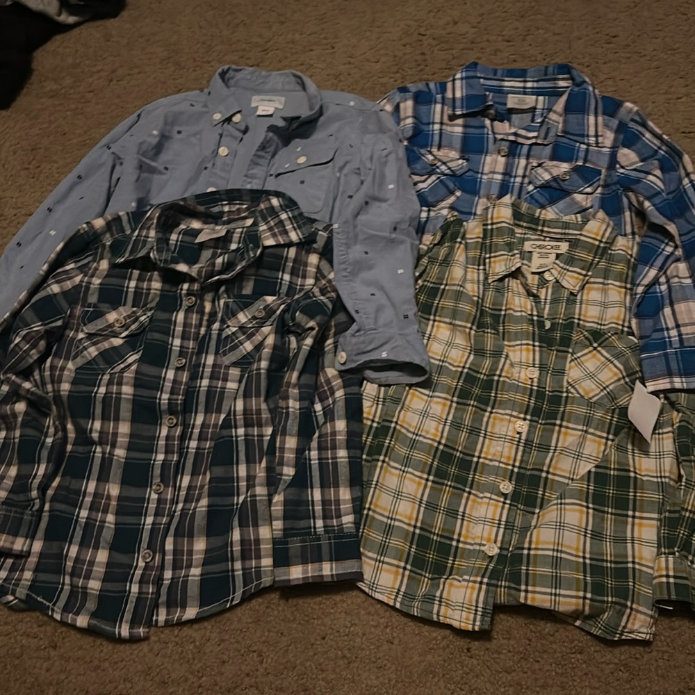 4-5t button down shirts